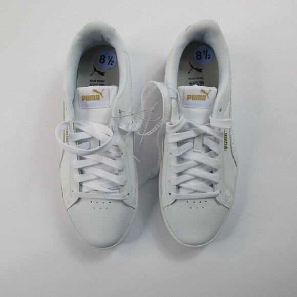 PUMA‎ Jada Dboss Athletic Sneakers Women Size 8.5 White Logo Lace Up 391738-01 - Picture 5 of 7
